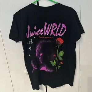 Juice WRLD Black Graphic T-Shirt
